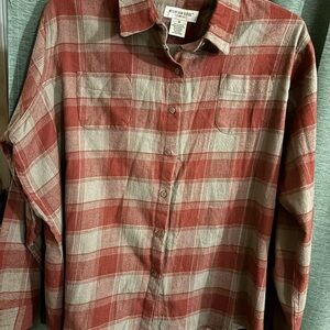 Red Plaid Men's Shirt